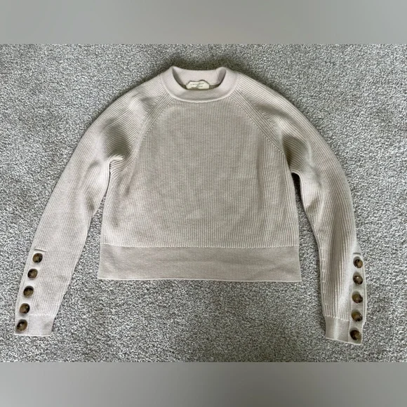 Sézane Sami Jumper EUC Cream Sweater - Picture 2 of 11